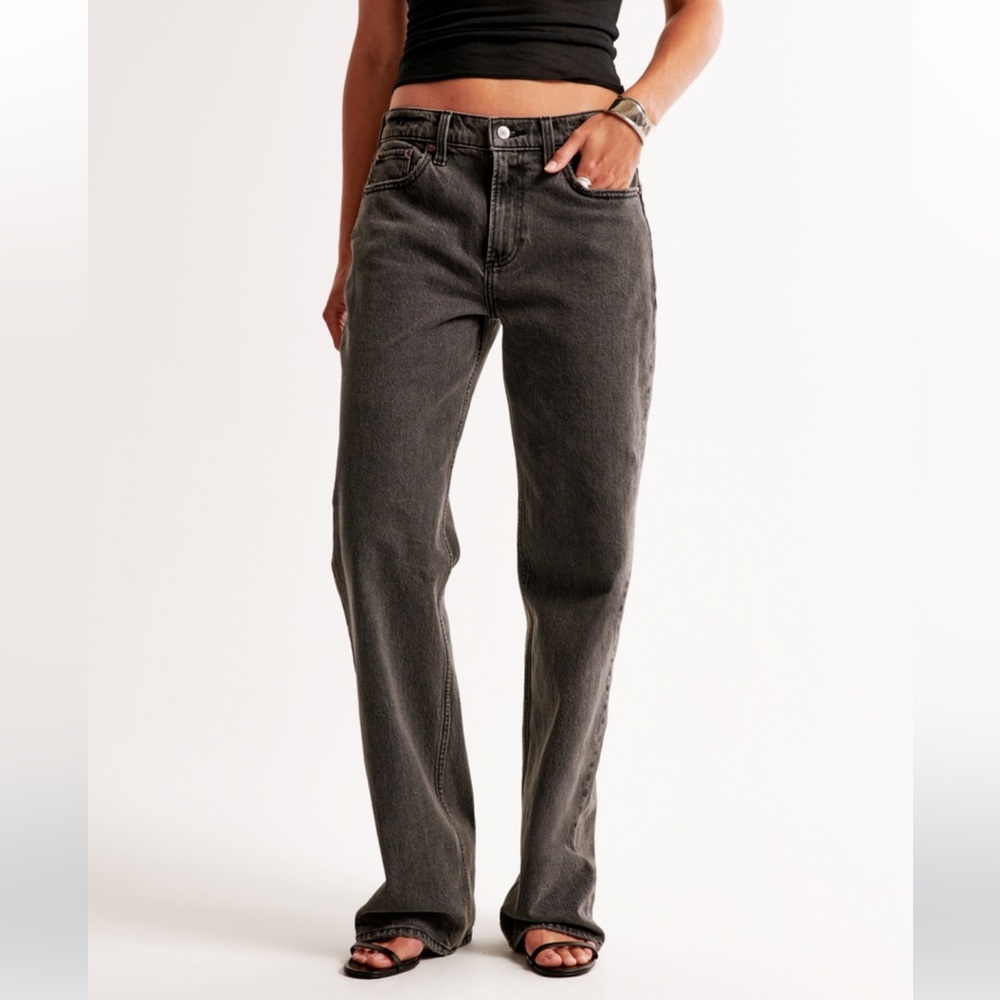 Abercrombie Low Rise Baggy Jean
